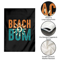 Funny Beach Bum Summer Vacation Garden Flag Beach Life Sun Light - Wonder Print Shop