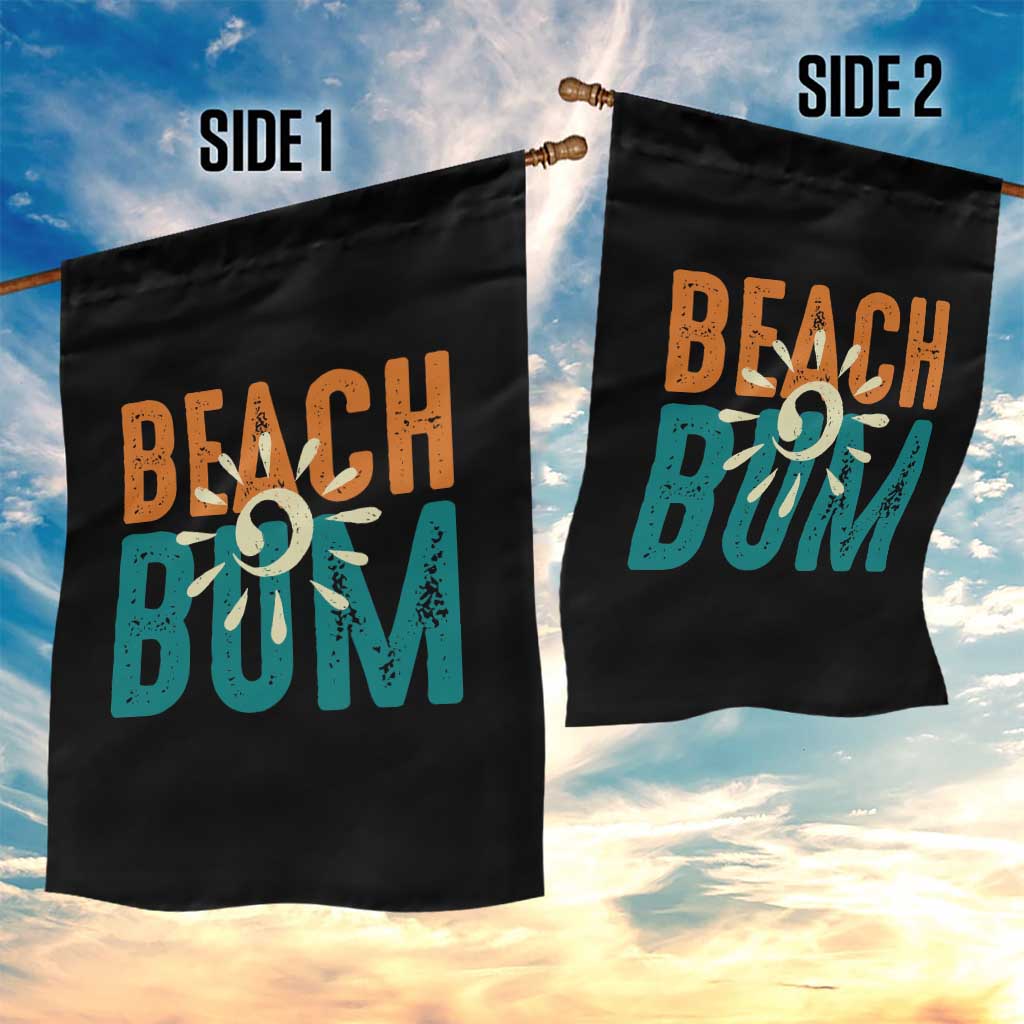 Funny Beach Bum Summer Vacation Garden Flag Beach Life Sun Light - Wonder Print Shop
