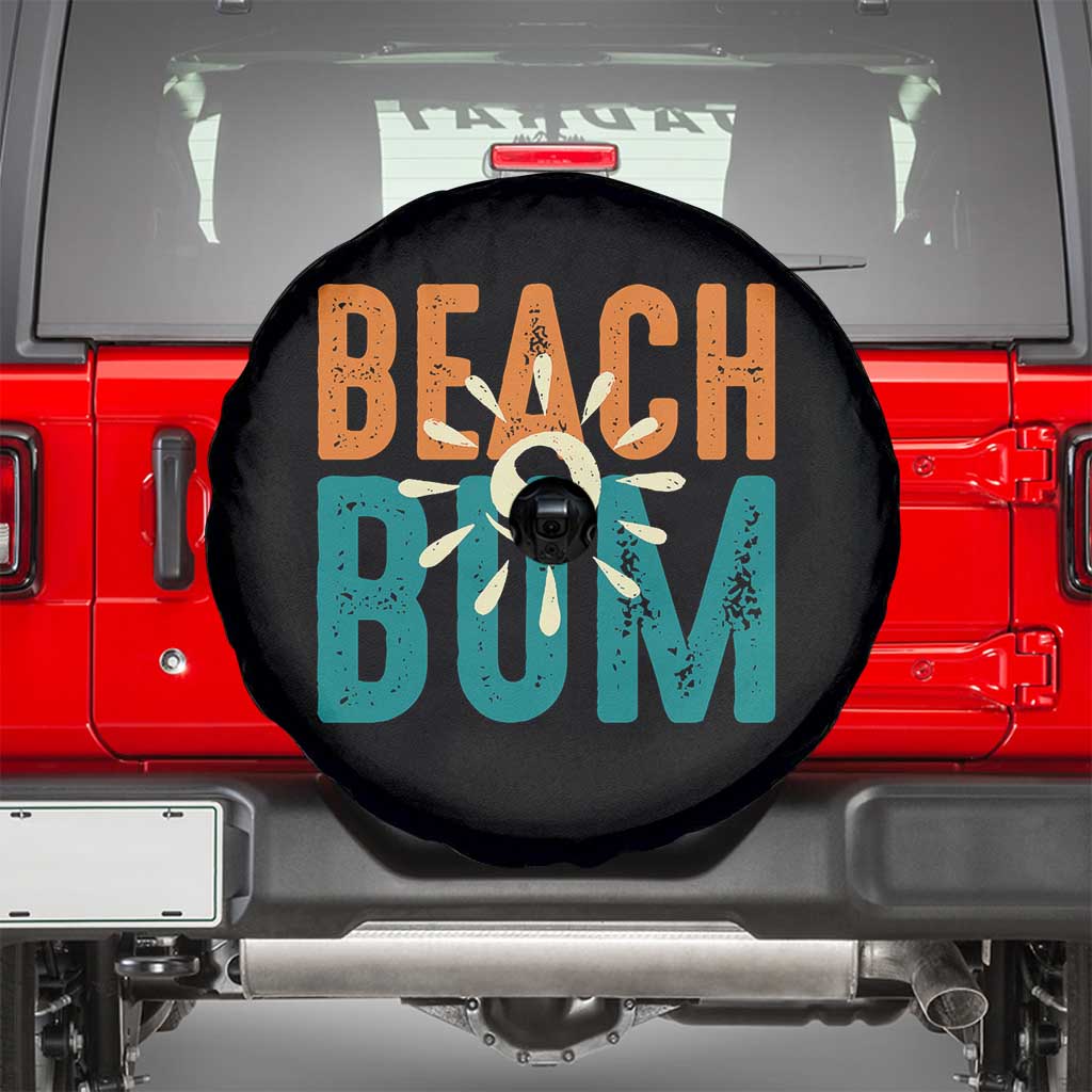 Funny Beach Bum Summer Vacation Spare Tire Cover Beach Life Sun Light - Wonder Print Shop