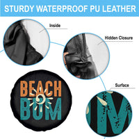 Funny Beach Bum Summer Vacation Spare Tire Cover Beach Life Sun Light - Wonder Print Shop