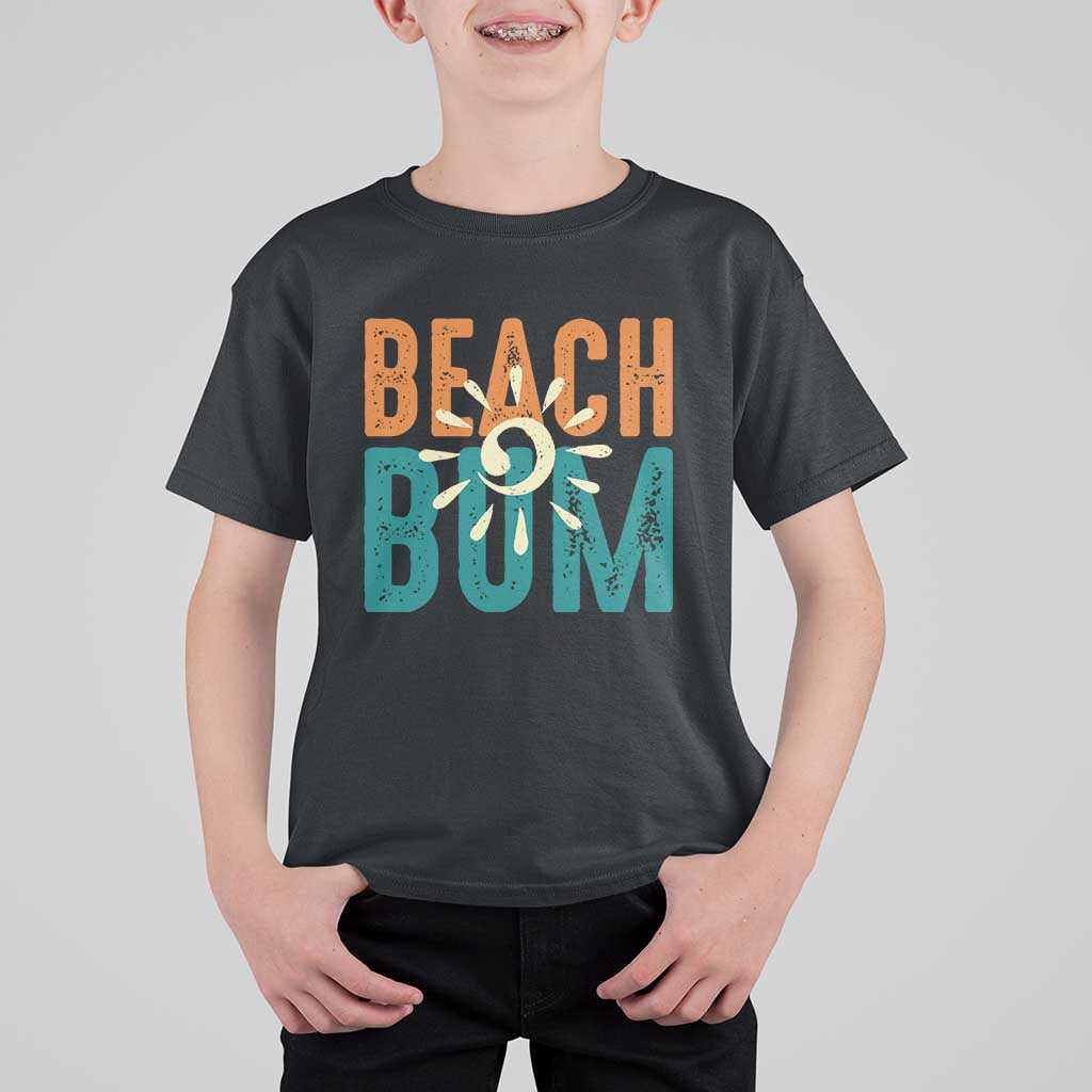 Funny Beach Bum Summer Vacation T Shirt For Kid Beach Life Sun Light - Wonder Print Shop