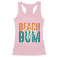 Funny Beach Bum Summer Vacation Racerback Tank Top Beach Life Sun Light - Wonder Print Shop