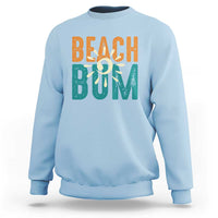 Funny Beach Bum Summer Vacation Sweatshirt Beach Life Sun Light - Wonder Print Shop