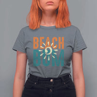 Funny Beach Bum Summer Vacation T Shirt For Women Beach Life Sun Light - Wonder Print Shop