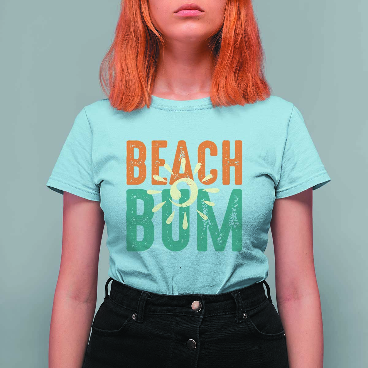 Funny Beach Bum Summer Vacation T Shirt For Women Beach Life Sun Light - Wonder Print Shop