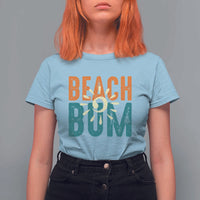 Funny Beach Bum Summer Vacation T Shirt For Women Beach Life Sun Light - Wonder Print Shop