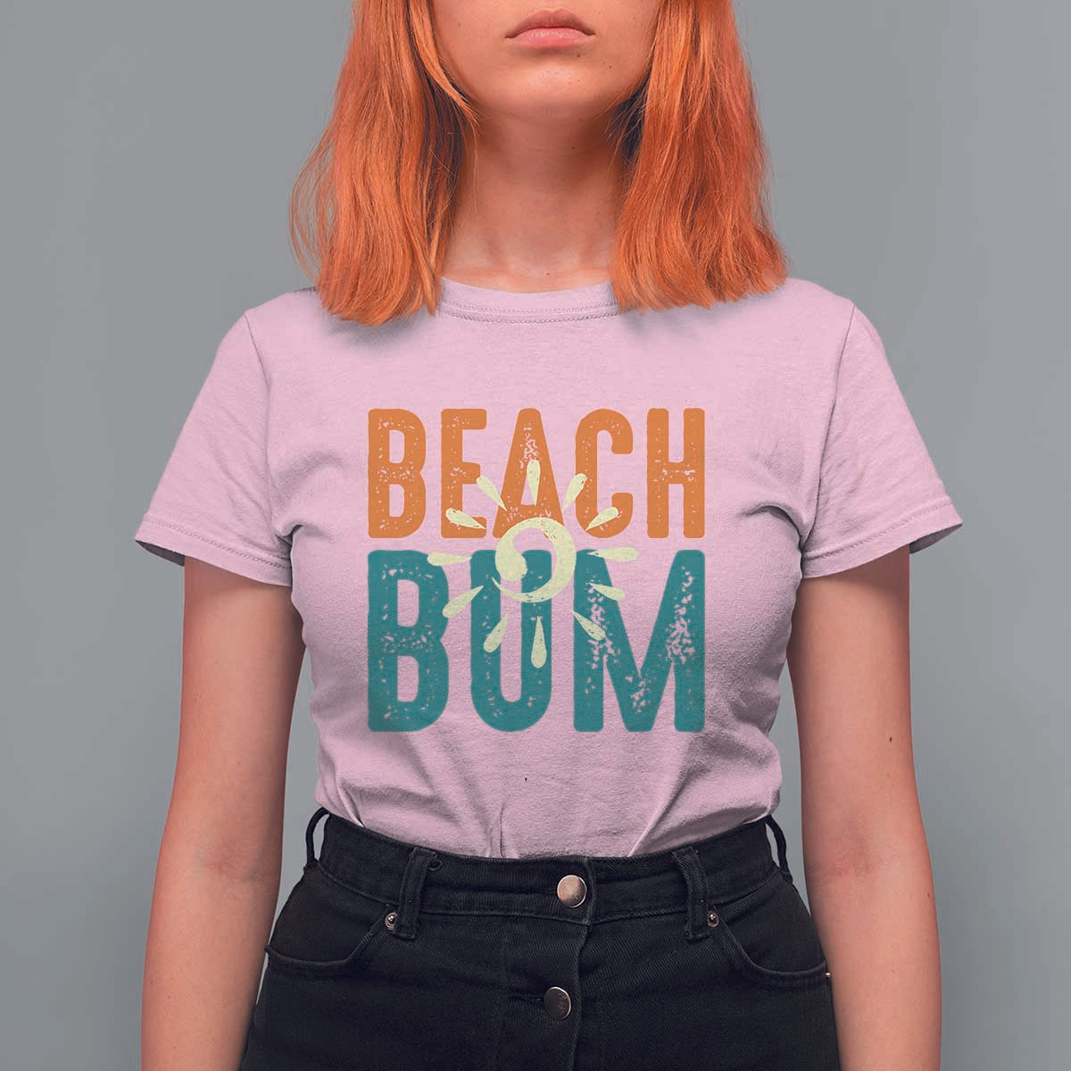 Funny Beach Bum Summer Vacation T Shirt For Women Beach Life Sun Light - Wonder Print Shop