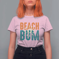 Funny Beach Bum Summer Vacation T Shirt For Women Beach Life Sun Light - Wonder Print Shop