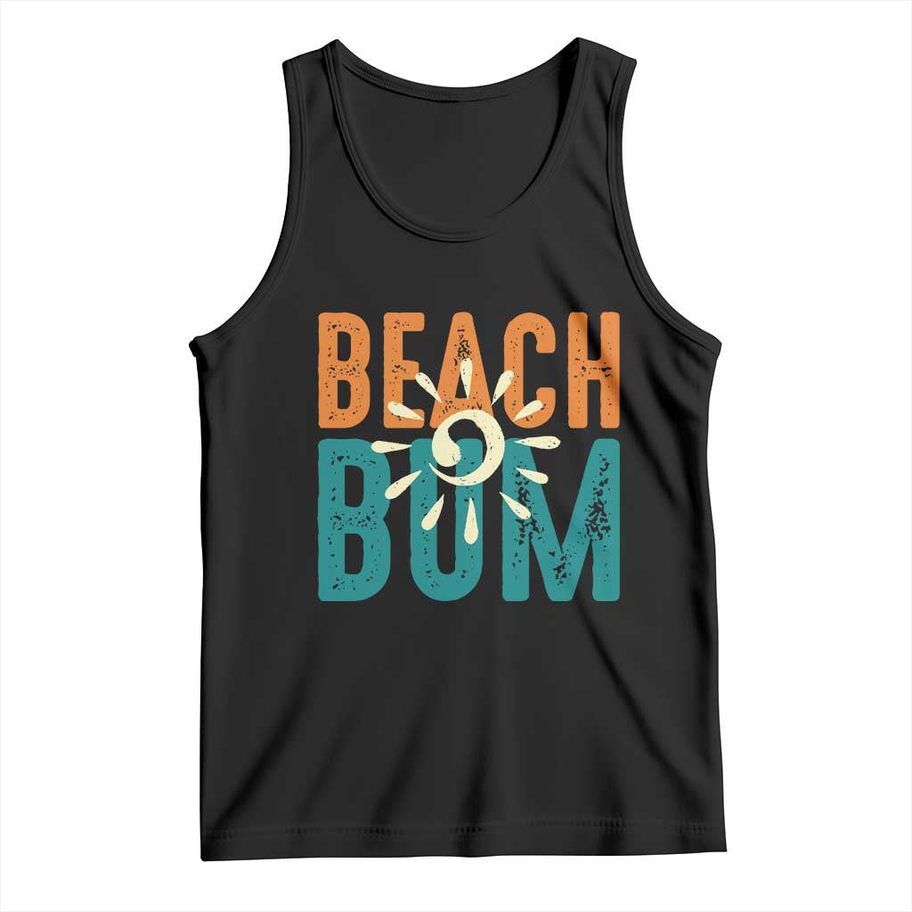 Funny Beach Bum Summer Vacation Tank Top Beach Life Sun Light - Wonder Print Shop