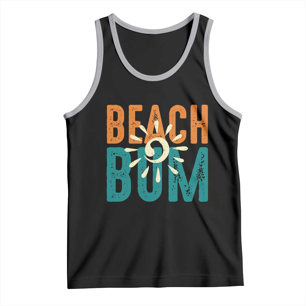 Funny Beach Bum Summer Vacation Tank Top Beach Life Sun Light - Wonder Print Shop