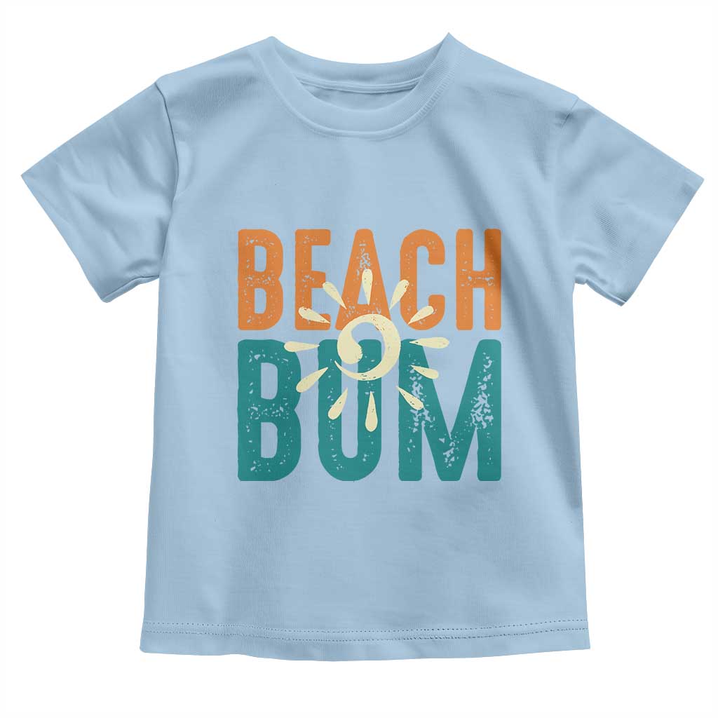 Funny Beach Bum Summer Vacation Toddler T Shirt Beach Life Sun Light - Wonder Print Shop