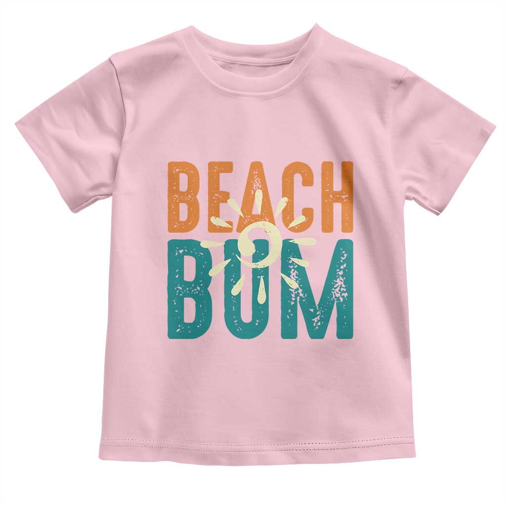 Funny Beach Bum Summer Vacation Toddler T Shirt Beach Life Sun Light - Wonder Print Shop