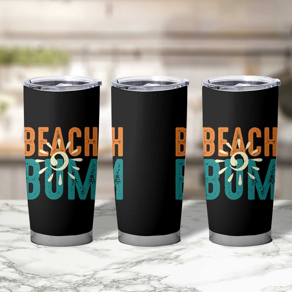 Funny Beach Bum Summer Vacation Tumbler Cup Beach Life Sun Light - Wonder Print Shop