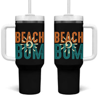 Funny Beach Bum Summer Vacation Tumbler With Handle Beach Life Sun Light - Wonder Print Shop