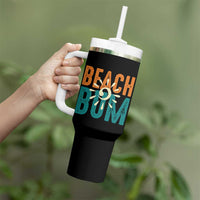 Funny Beach Bum Summer Vacation Tumbler With Handle Beach Life Sun Light - Wonder Print Shop