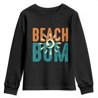 Funny Beach Bum Summer Vacation Youth Sweatshirt Beach Life Sun Light - Wonder Print Shop