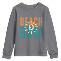 Funny Beach Bum Summer Vacation Youth Sweatshirt Beach Life Sun Light - Wonder Print Shop