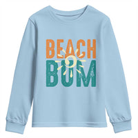 Funny Beach Bum Summer Vacation Youth Sweatshirt Beach Life Sun Light - Wonder Print Shop