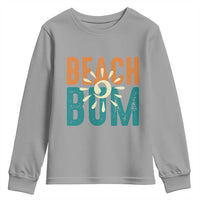 Funny Beach Bum Summer Vacation Youth Sweatshirt Beach Life Sun Light - Wonder Print Shop