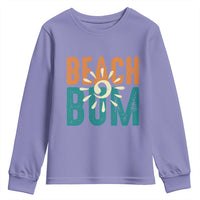 Funny Beach Bum Summer Vacation Youth Sweatshirt Beach Life Sun Light - Wonder Print Shop