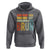 Funny Dada Daddy Dad Bruh Hoodie Fathers Day Vintage Stripes