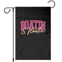 Funny Boating And Floatin Garden Flag Summer Vacation Boat Lake Life - Wonder Print Shop