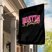 Funny Boating And Floatin Garden Flag Summer Vacation Boat Lake Life - Wonder Print Shop