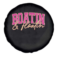 Funny Boating And Floatin Spare Tire Cover Summer Vacation Boat Lake Life - Wonder Print Shop