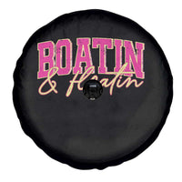Funny Boating And Floatin Spare Tire Cover Summer Vacation Boat Lake Life - Wonder Print Shop