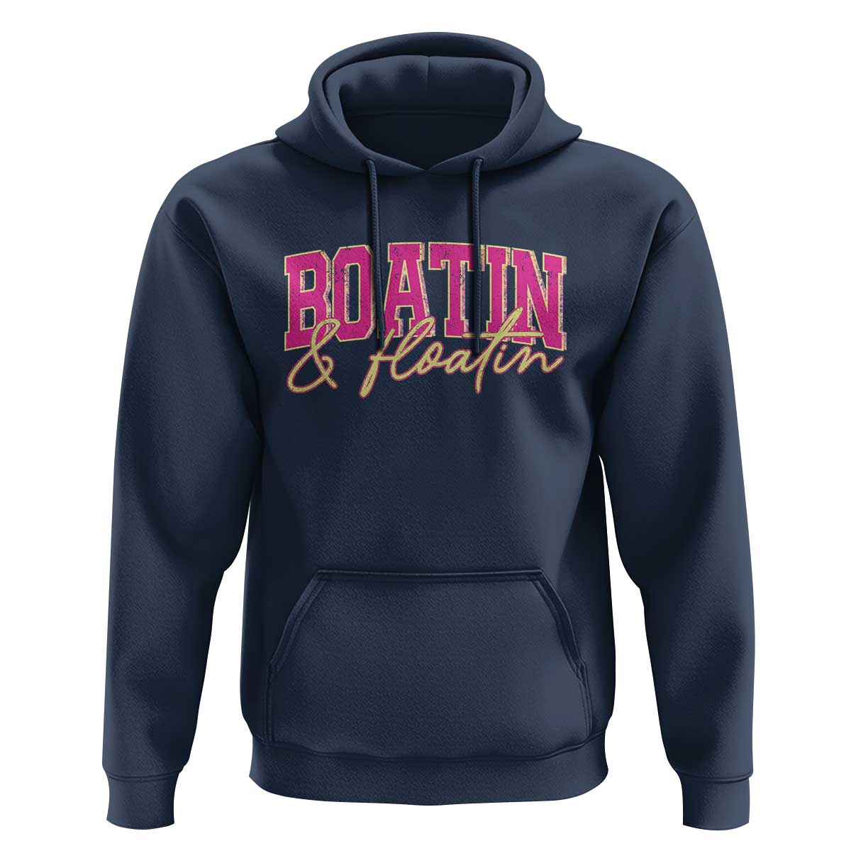 Funny Boating And Floatin Hoodie Summer Vacation Boat Lake Life - Wonder Print Shop