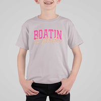 Funny Boating And Floatin T Shirt For Kid Summer Vacation Boat Lake Life - Wonder Print Shop