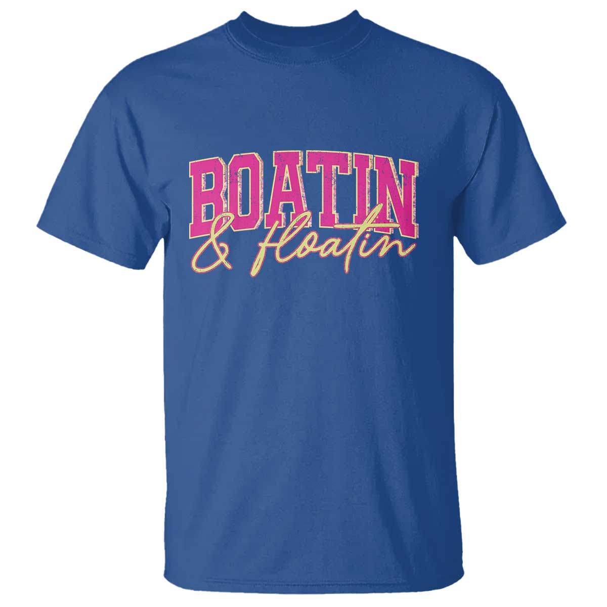 Funny Boating And Floatin T Shirt Summer Vacation Boat Lake Life - Wonder Print Shop