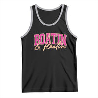 Funny Boating And Floatin Tank Top Summer Vacation Boat Lake Life - Wonder Print Shop