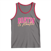 Funny Boating And Floatin Tank Top Summer Vacation Boat Lake Life - Wonder Print Shop