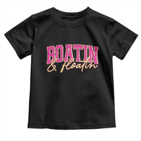 Funny Boating And Floatin Toddler T Shirt Summer Vacation Boat Lake Life - Wonder Print Shop