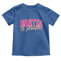 Funny Boating And Floatin Toddler T Shirt Summer Vacation Boat Lake Life - Wonder Print Shop