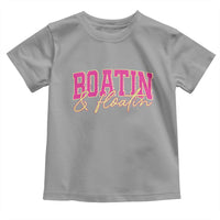 Funny Boating And Floatin Toddler T Shirt Summer Vacation Boat Lake Life - Wonder Print Shop