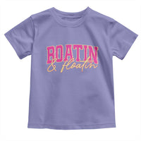Funny Boating And Floatin Toddler T Shirt Summer Vacation Boat Lake Life - Wonder Print Shop
