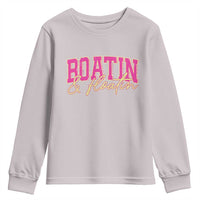 Funny Boating And Floatin Youth Sweatshirt Summer Vacation Boat Lake Life - Wonder Print Shop