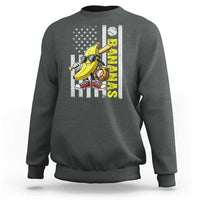 Funny Bananas Lover Baseball Vintage American Flag Sweatshirt - Wonder Print Shop