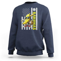 Funny Bananas Lover Baseball Vintage American Flag Sweatshirt - Wonder Print Shop