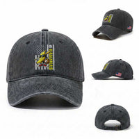 Funny Bananas Lover Baseball Vintage American Flag Washed Cotton Baseball Cap