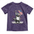 Funny Feral And Free Toddler T Shirt 4th of July Patriotic Raccoon With American Flag Fireworks - Wonder Print Shop