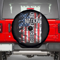 One Nation Under God Spare Tire Cover 4th Of July Patriotic Christian Vintage Cross American Flag - Wonder Print Shop