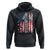 One Nation Under God Hoodie 4th Of July Patriotic Christian Vintage Cross American Flag - Wonder Print Shop