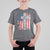One Nation Under God T Shirt For Kid 4th Of July Patriotic Christian Vintage Cross American Flag - Wonder Print Shop