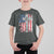 One Nation Under God T Shirt For Kid 4th Of July Patriotic Christian Vintage Cross American Flag - Wonder Print Shop