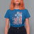 One Nation Under God T Shirt For Women 4th Of July Patriotic Christian Vintage Cross American Flag - Wonder Print Shop