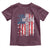 One Nation Under God Toddler T Shirt 4th Of July Patriotic Christian Vintage Cross American Flag - Wonder Print Shop