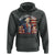 Funny George Washington Weightlifting History Buff Hoodie 4th of July Patriotic - Wonder Print Shop